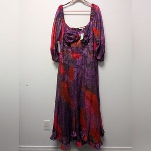 Anthropologie Hutch Ruffle Maxi Dress